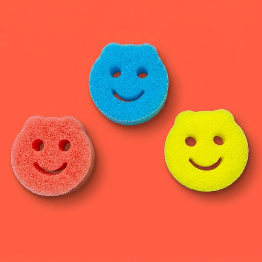 Easy Scrub — Temperature-Changing Sponge (Pack of 3)